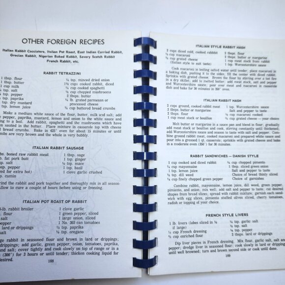 American Rabbit Breeder’s Association Cookbook Domestic Rabbit - Picture 12 of 15